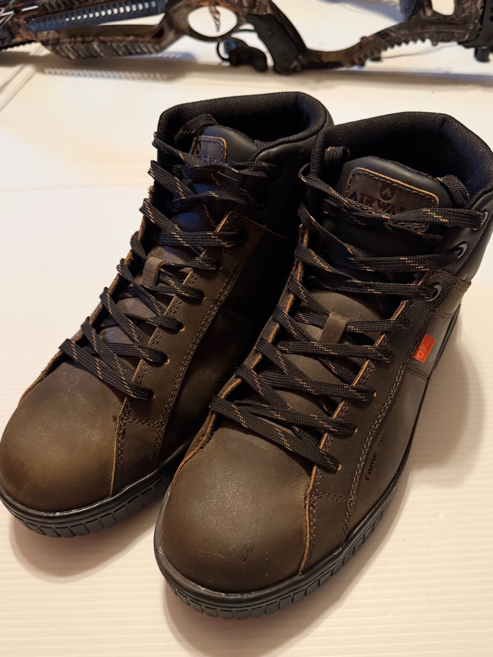 Airwalk Men’s Black High-Top Work Boots